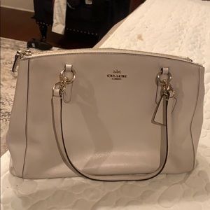 Cream Coach Hangbag